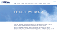 Desktop Screenshot of engelsstimmen.ch